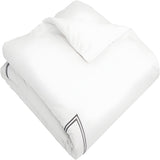 400TC Cotton Double Embroidery Sateen Solid Duvet Cover Set