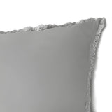 400TC Cotton Sateen Solid Fringe Duvet Cover Set