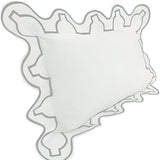 Imaginary Scallop 400TC Cotton Embroidery Sateen Solid Pillow Sham