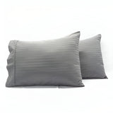 300TC Sateen Cotton Stripe Pillowcases (Set Of 2)