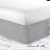 400TC Sateen Solid Cotton Tailored Bed Skirt