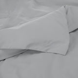 400TC Cotton Luxurious Single Embroidery Sateen Solid Duvet Cover Set