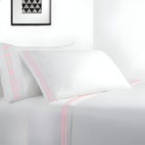 400TC Cotton Sateen Classic Embroidery Pillowcases (Set Of 2)