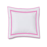 400TC Embroidery & Border Cotton Sateen Solid Euro Sham