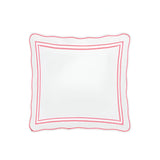 400TC Wavy Embroidery & Border Cotton Sateen Solid Euro Sham