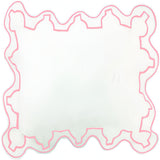 Imaginary Scallop 400TC Cotton Embroidery Sateen Solid Pillow Sham