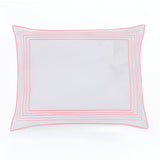 Smart Border 400TC Cotton Embroidery Sateen Solid Pillow Sham