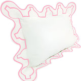 Imaginary Scallop 400TC Cotton Embroidery Sateen Solid Pillow Sham