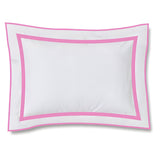400TC Embroidery & Border Cotton Sateen Solid Duvet Cover Set