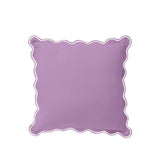 Monogram 400TC Luxurious Scallop Embroidery Cotton Euro Sham