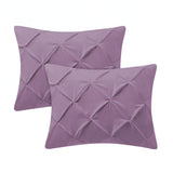 400TC Cotton Pintuck Sateen Solid Pillow Sham
