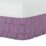 400TC Sateen Solid Cotton Ruffle Bed Skirt