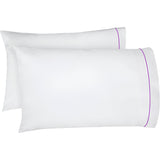 400TC Single Embroidery Cotton Sateen Pillowcases (Set Of 2)