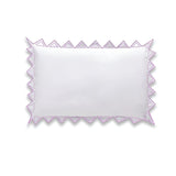 Ashley 400TC Cotton Traingle Embroidery Sateen Solid Pillow Sham