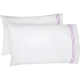 400TC Triple Embroidery Cotton Sateen Pillowcases (Set Of 2)
