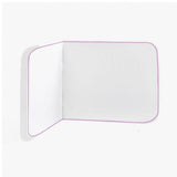 Wall Corner Rounded Dorm Bed Headboard In Embroidery Border With Self Adhesive Velcro Straps