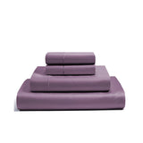 400TC Luxurious Single Embroidery Sateen Solid Cotton Sheet Set
