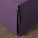 400TC Cotton Sateen Solid Tailored Quilted Bedspread Set