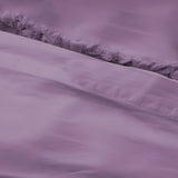 400TC Cotton Sateen Solid Fringe Duvet Cover Set