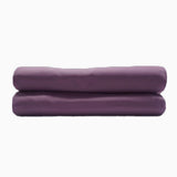 400TC Luxurious Triple Embroidery Sateen Solid Cotton Fitted Sheet