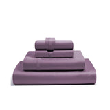 400TC Luxurious Triple Embroidery Sateen Solid Cotton Sheet Set