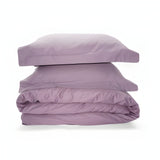 400TC Cotton Sateen Solid Duvet Cover Set