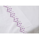 Elegant Flower Embroidered Duvet Cover Set