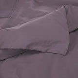 400TC Cotton Luxurious Double Embroidery Sateen Solid Duvet Cover Set