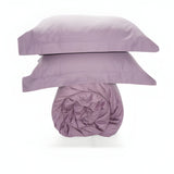 400TC Cotton Sateen Solid Duvet Cover Set