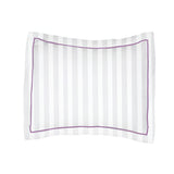 400TC Cotton Single Edge Embroidery Sateen Stripe Duvet Cover Set