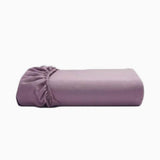 400TC Luxurious Double Embroidery Sateen Solid Cotton Fitted Sheet