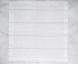 Lurex Linen Napkins - Metallic Silver Napkins