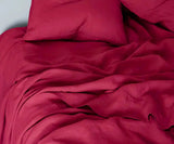 Cherry Red Sheet Set