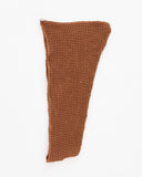 Linen hair towel turban in Cinnamon