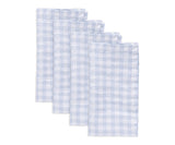 Linen Table Napkins - Checkered Napkins