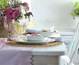 Linen Table Napkins - Checkered Napkins