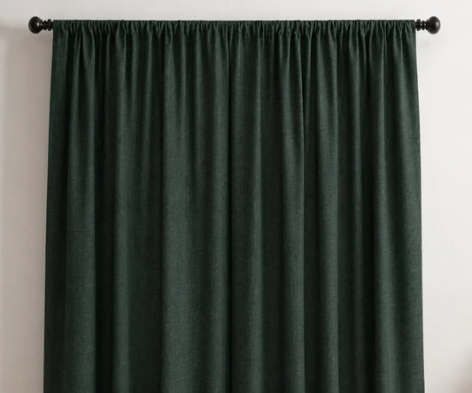 Green Linen Curtains