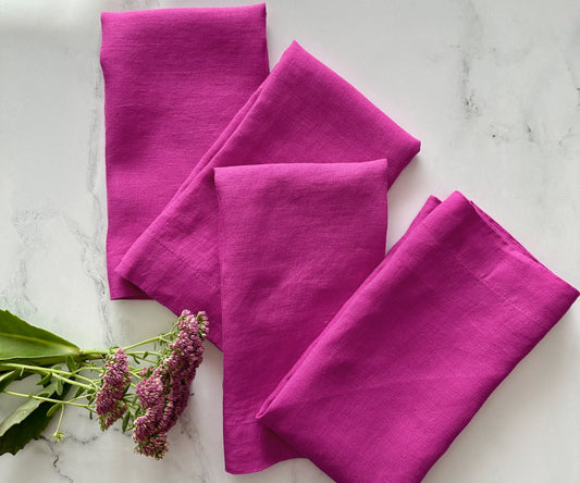 Cocktail Napkins - 100% Pure Linen