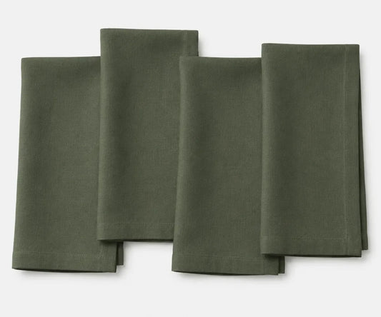 Cypress Green Linen Napkins