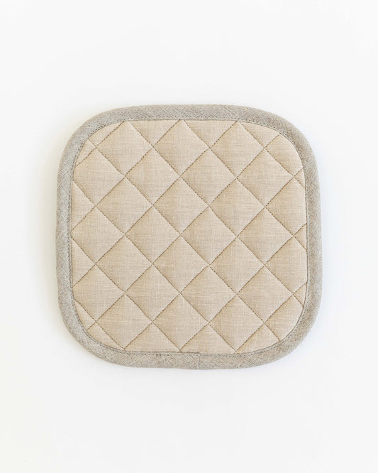 Linen pot-holder (1 pcs) in Natural linen