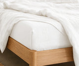 European Linen Sheet Set – White