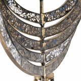 Linntown Antique Gold Circular Metal Sculpture - Clearance