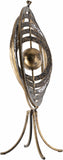Linntown Antique Gold Circular Metal Sculpture - Clearance