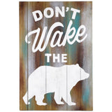 "Don't Wake The Bear" Wall Decor, 4 MOQ