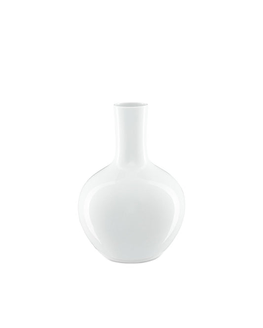 Imperial Small Gourd White Vase