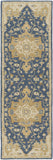 Broomfield 1145 Hand Tufted Blue Wool Rug