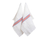 Striped Linen Tea Towels - Set of 2