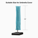 PURPLE LEAF Cantilever Umbrella Cover with Zipper Out Door Umbrella Patio Umbrella Cover