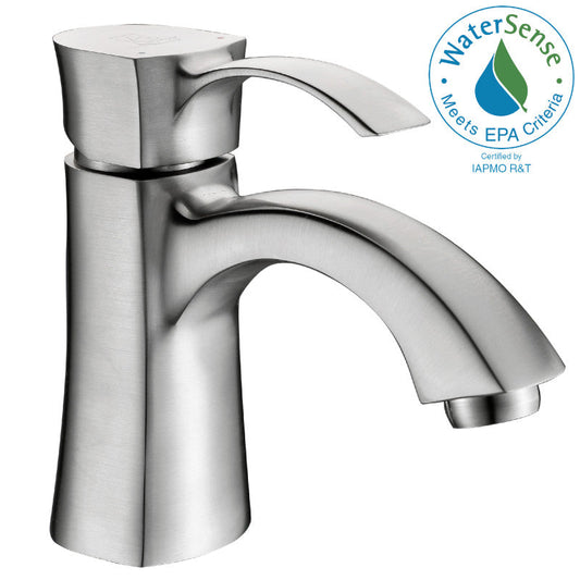 ANZZI Alto Elegant Mid-Arc Faucet (2.09" H), Single Hole, WaterSense & ADA Certified, Rhino Alloy Solid Brass, Various Finishes