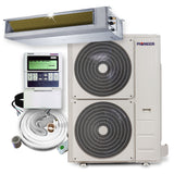 Pioneer® Quantum Ultra™ 48,000 BTU 17 SEER2 230V Slim-Duct Ceiling Concealed Mini-Split Air Conditioner Inverter Heat Pump Full Set